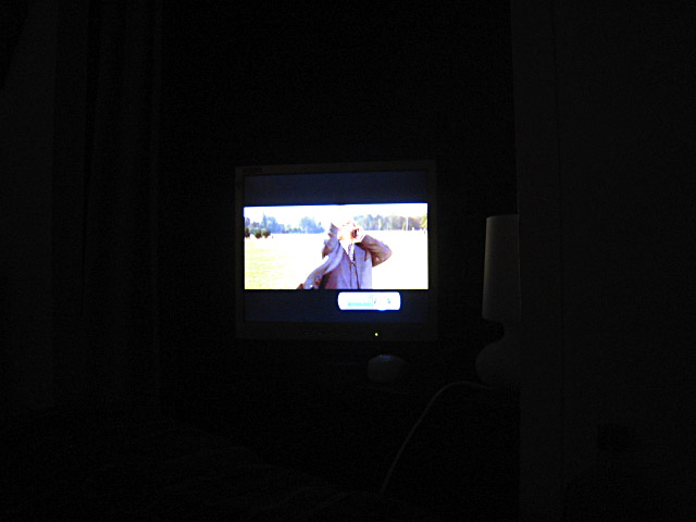 Nous regardons un DVD sur l'ordinateur