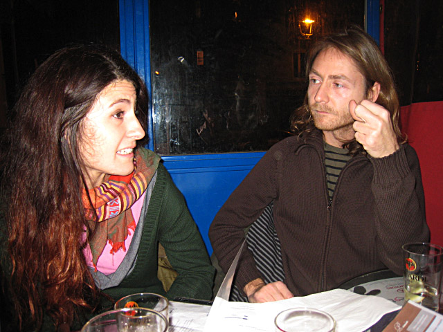 Nicoletta et Jean-Baptiste sont en face de moi
