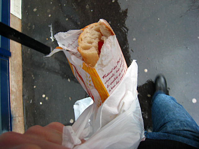 J'achète un sandwich