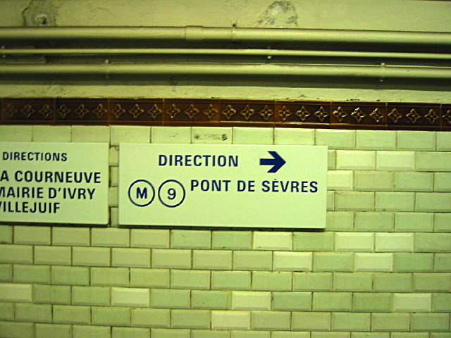 Nous changeons de ligne