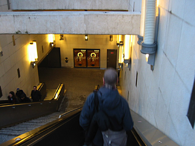 Nous prenons le métro