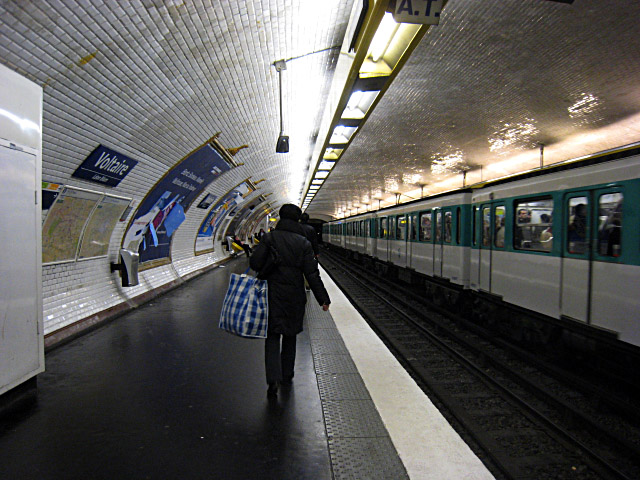 Je prends le métro
