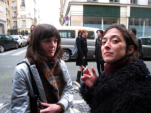 Je dis bonjour à Magali