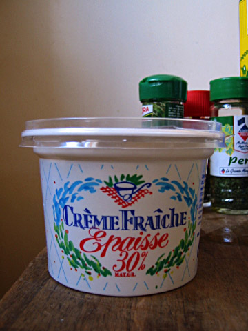 De la crème fraiche