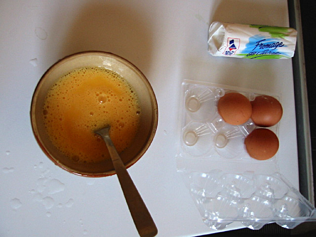 Je bats les oeufs