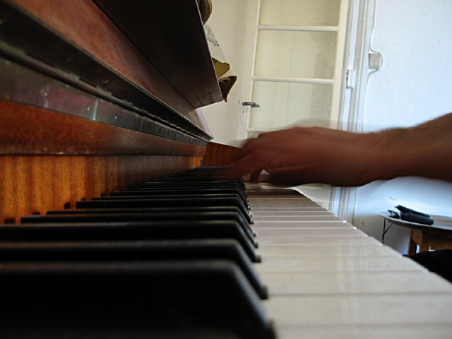 Je joue du piano