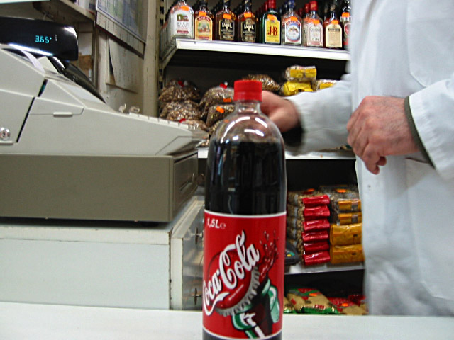 J'achète du coca