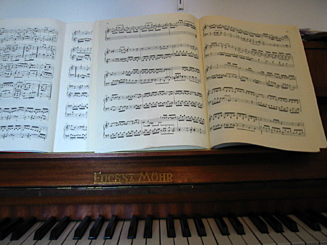 Je joue du piano
