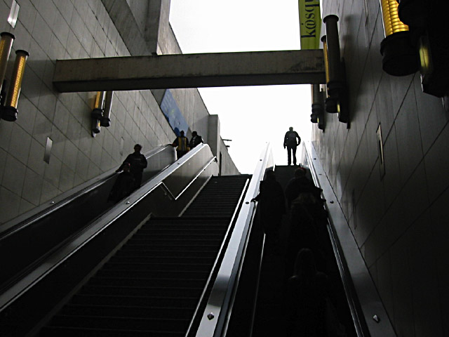 Nous prenons le métro