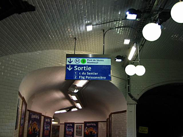 Je sors à Bonne Nouvelle