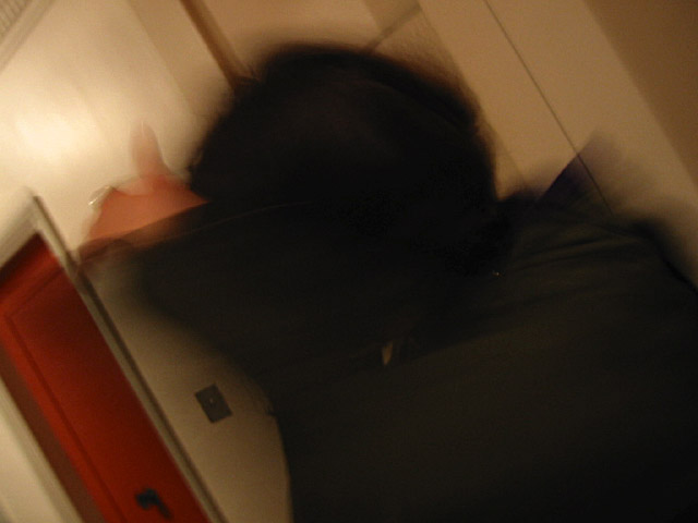 Sabine refuse que je la prenne en photo