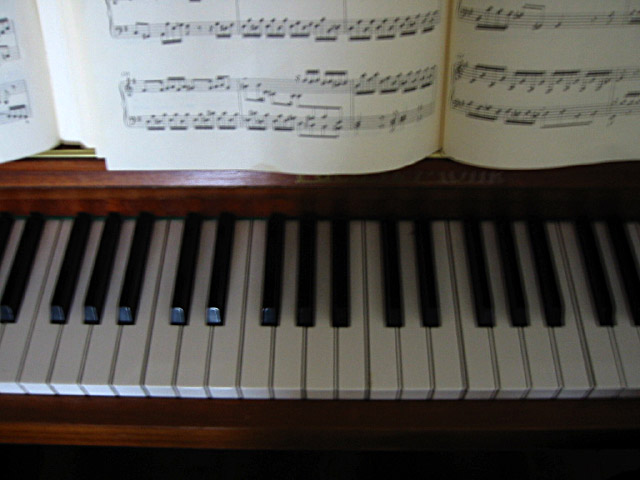 Je joue du piano