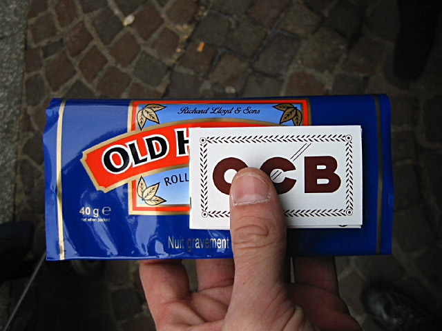J'achète du tabac
