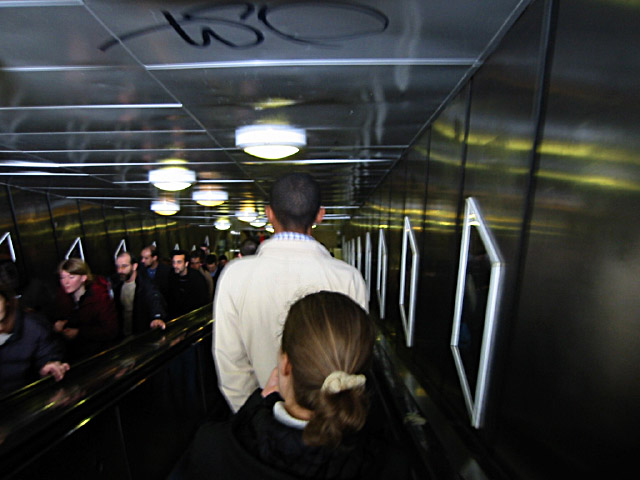 J'emprunte l'escalator