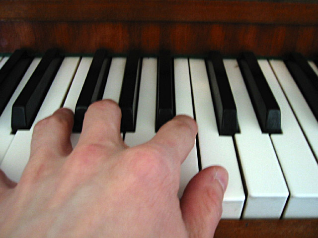Je joue du piano