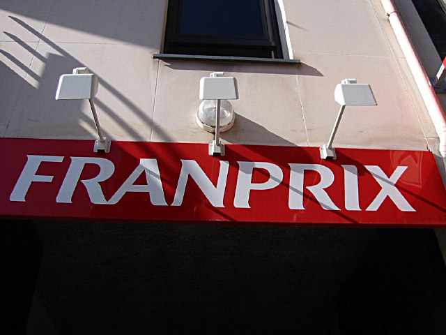 Je vais à Franprix