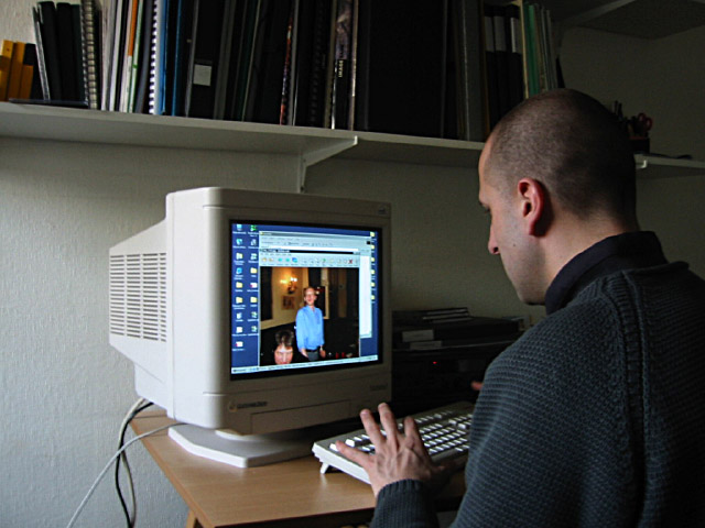 Edouard prépare sa journée ADaM