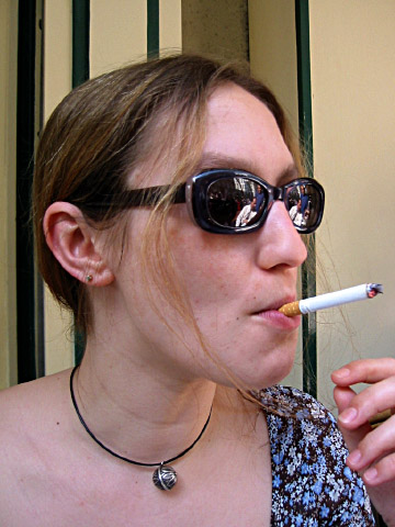 Lucie est comédienne et je lui propose de participer à mon projet de fiction 'Elle'