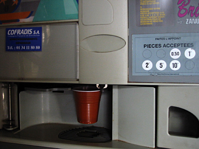 Je prends un café