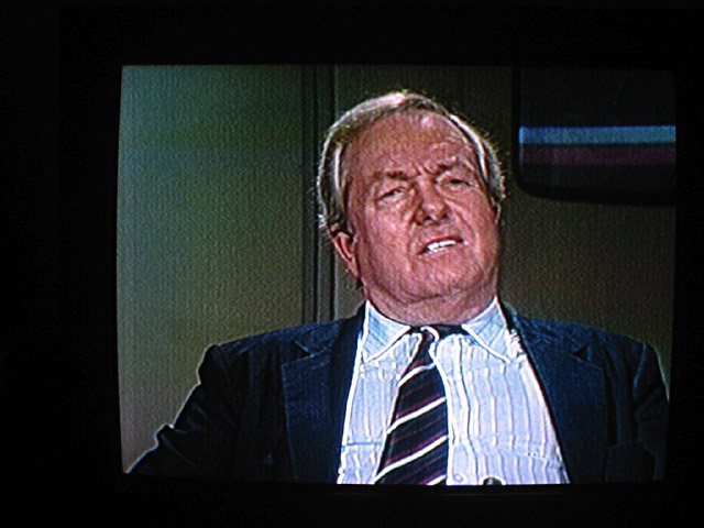 Je regarde une merde à la télévision