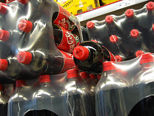 J'achète du coca que je dépose chez moi