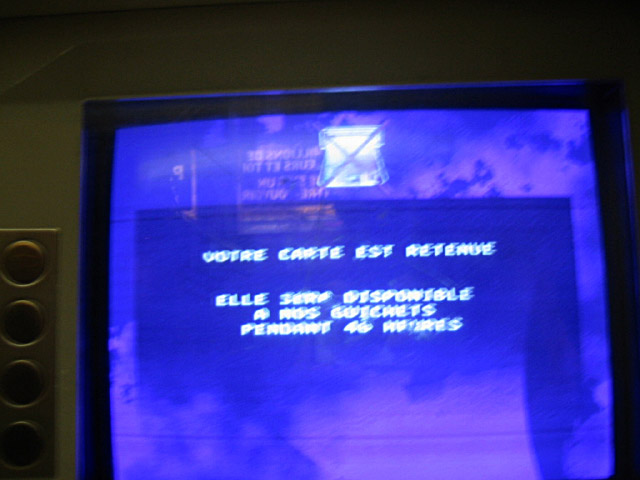 Edouard se fait retenir sa carte