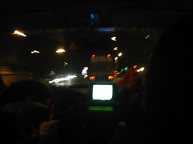Je rentre chez moi en taxi
