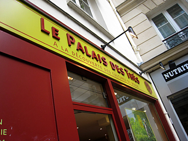 Nous allons au Palais des thés