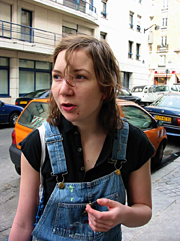 En partant nous croisons Amandine qui habite dans le coin