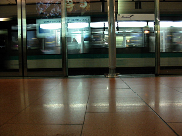 Je pars en métro