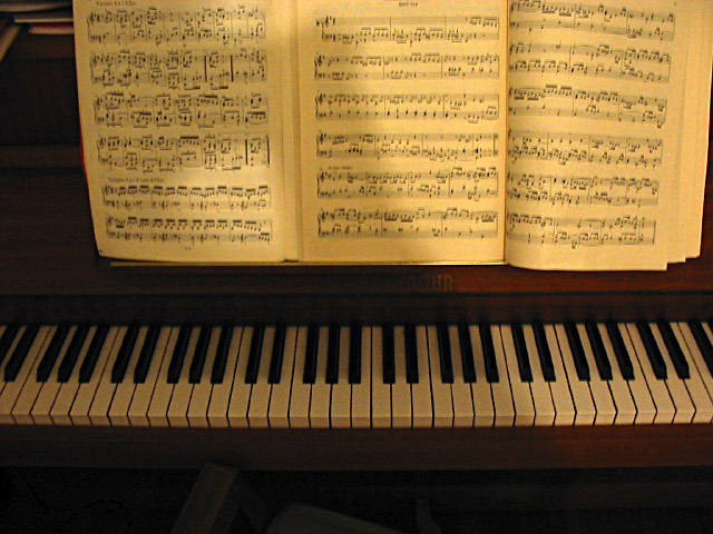 Je joue du piano