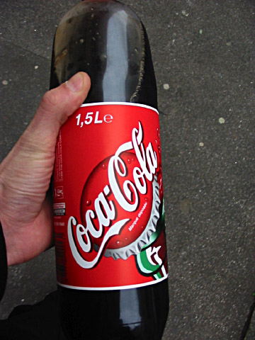 J'achète du coca