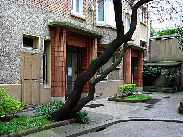 L'entrée de mon immeuble