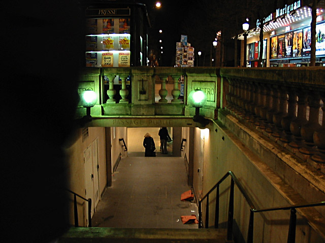 Je prends le métro