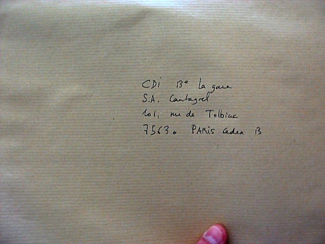 Je mets ma déclaration d'impôt dans une enveloppe