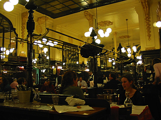 L'intérieur du restaurant