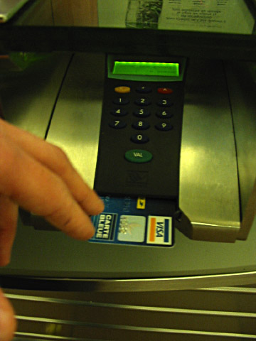 J'achète des tickets de métro