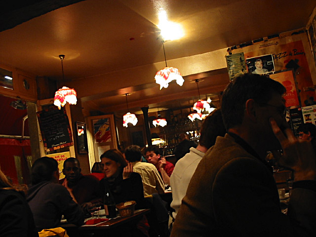 Nous allons manger au Bistrot Beaubourg
