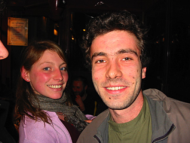 Je croise Sandrine et un ancien des arts déco