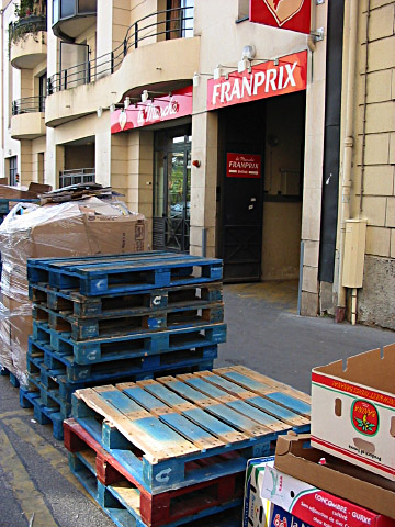 Je vais au Franprix