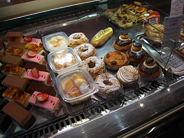 J'achète des pâtisseries