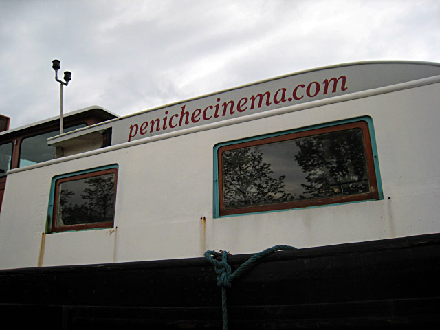 L'adresse du site internet de la péniche