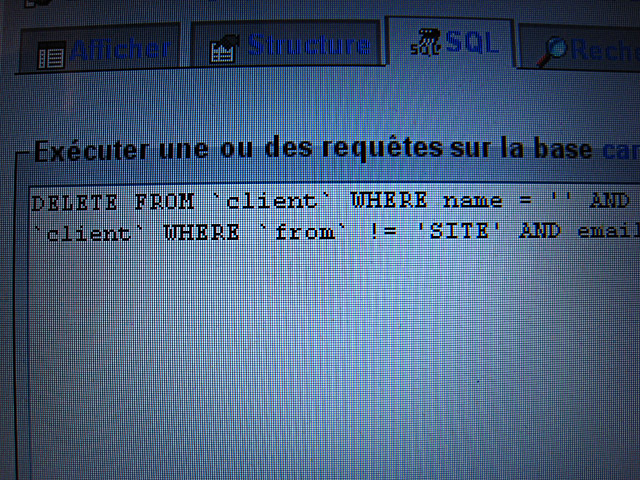 Je travaille