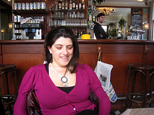 Je retrouve Aurore à la Fée verte