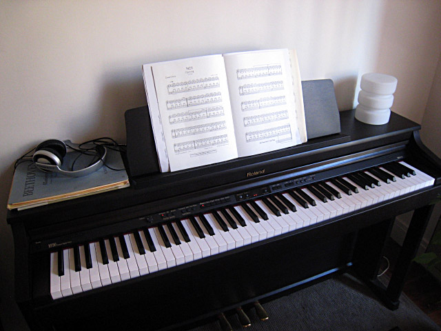 Je joue du piano