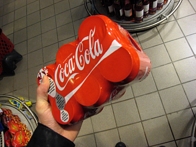 J'achète du coca