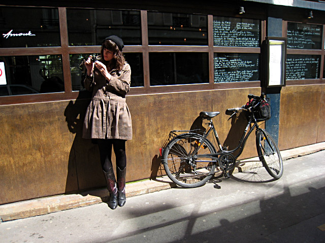 Marjolaine prend des photos