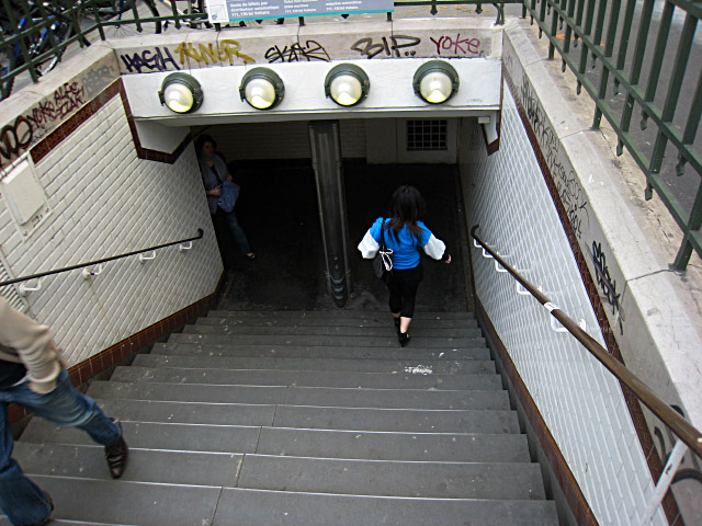 Je prends le métro