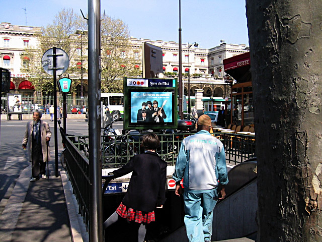 Je prends le métro