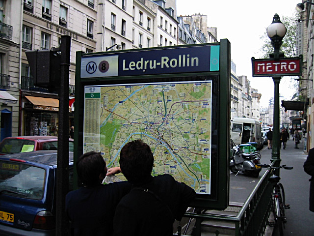 Je prends le métro